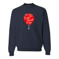 thumbnail image 1 of Adult We All Float Down Here Red Balloon Sweatshirt Crewneck, 1 of 1