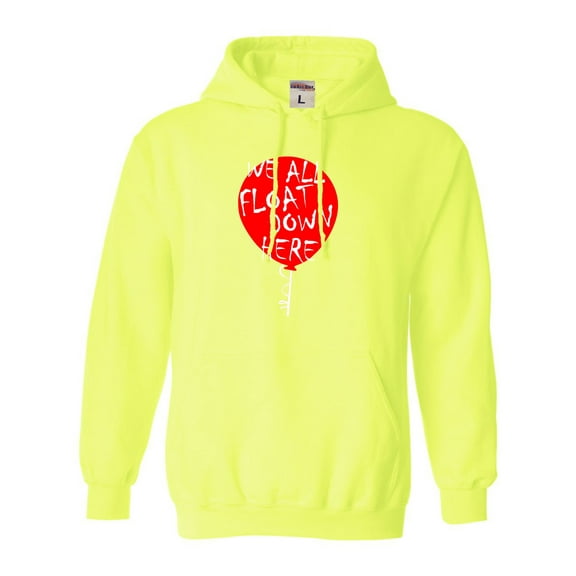 Adult We All Float Down Here Red Balloon Sweatshirt Hoodie