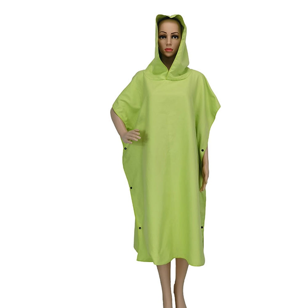 Adult Wearable Towel Robe with Hood QuickDrying Comfortable for Beach Hot Springs Fitness