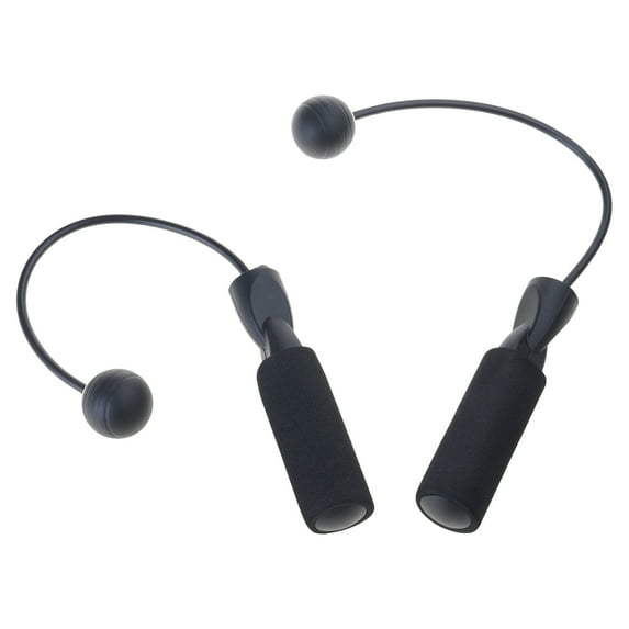 Adult Weighted Skipping Rope with Heavy Steel Cable Professional Sports Jump Rope With Heavy Balls Indoor Jumping Rope