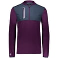 thumbnail image 1 of Adult Weld Hybrid Pullover, Maroon & Carbon - Extra Large, 1 of 1