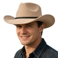 thumbnail image 1 of Adult Western Cowboy Hat Fedora For Stylish Outdoor, 1 of 4