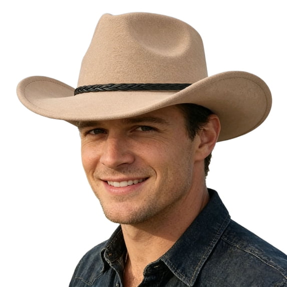 Adult Western Cowboy Hat Fedora For Stylish Outdoor