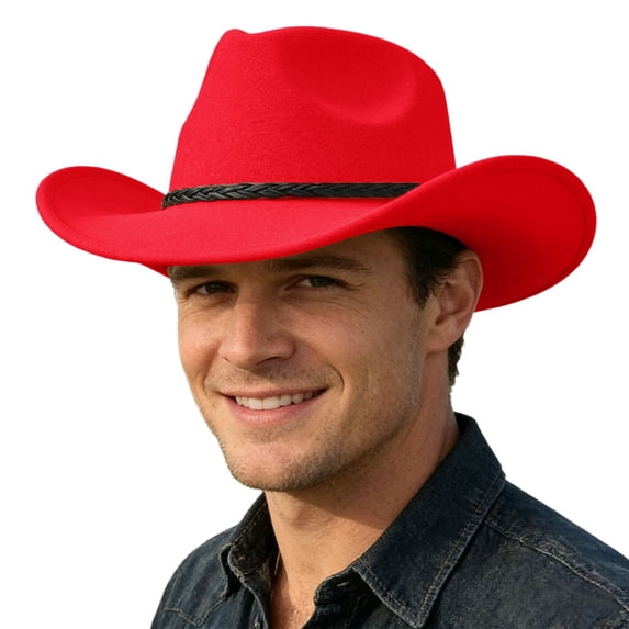 Adult Western Cowboy Hat Fedora For Stylish Outdoor