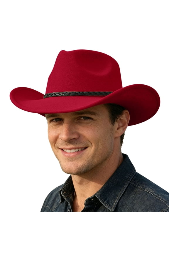 Adult Western Cowboy Hat Fedora For Stylish Outdoor