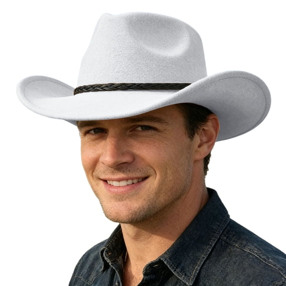 Adult Western Cowboy Hat Fedora For Stylish Outdoor