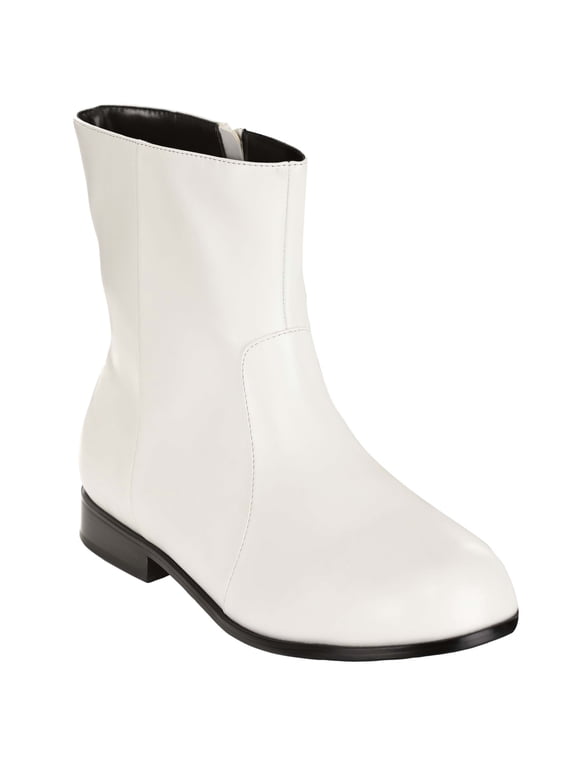 Adult White 70's Costume Boots