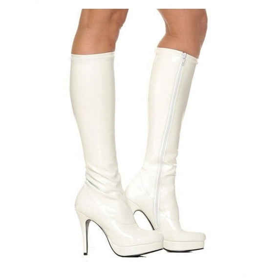 White Knee-high Boot Adult