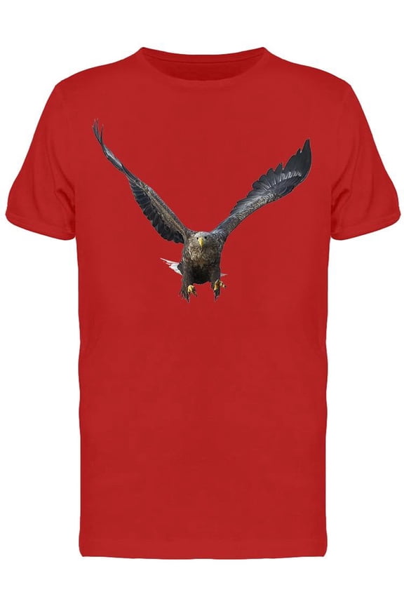 Adult White-tailed Eagle Flying T-Shirt Men -Image by Shutterstock, Male Medium