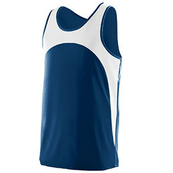 Adult Wicking Polyester Sleeveless Jersey with Contrast Inserts 340
