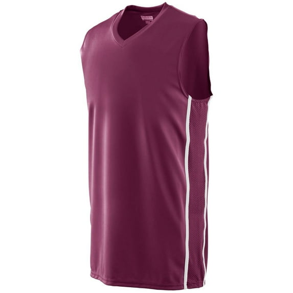 Adult Wicking Polyester Sleeveless Jersey with Mesh Inserts 1180