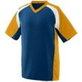 thumbnail image 1 of Adult Wicking Polyester V-Neck Short-Sleeve Jersey with Inserts 1535, 1 of 2