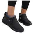 thumbnail image 1 of Adult Winter Boots for Women Men Lightweight Waterproof Fleece Lined Warm Snow Boots Seniors Non Slip Work Walking Ankle Booties, 1 of 7