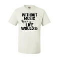 thumbnail image 1 of Adult Without Music Life Would B Flat Funny Music Lovers T-Shirt, 1 of 1
