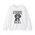 thumbnail image 1 of Adult Women Aussiedoodle Mama Crewneck Sweatshirt Miniature Aussiedoo Shirt, 1 of 4