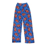 Adult Women Fashion Loose-patterned Flannel Pajama Pants Womens Pajama ...