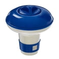 thumbnail image 1 of Adult Women Men Kids 4PC Deluxe Large Blue Floating Swimming Pool Chemical Dispenser 5 Inch for Chlorine Tablets and Bromine for Swimming Pool, 1 of 9