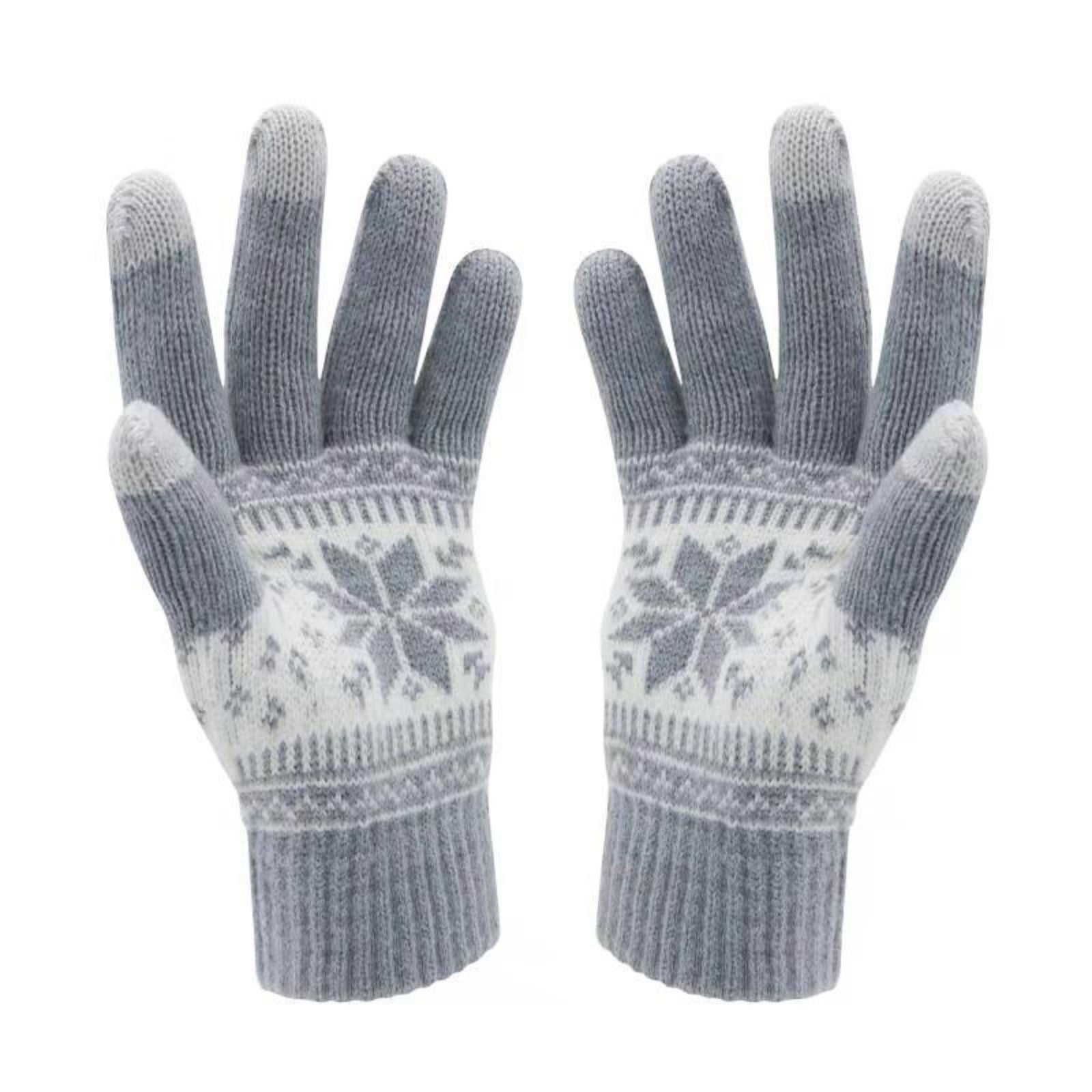 Adult Women Men's Warm Gloves, Outdoor Ski Riding Gloves, Windproof And