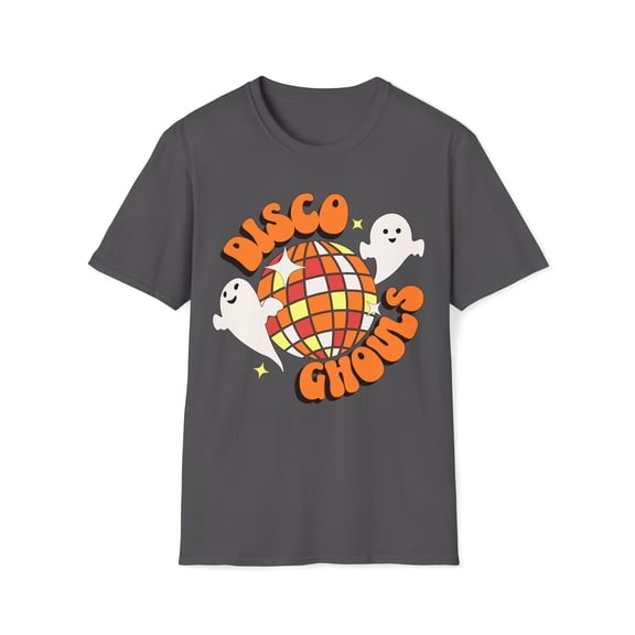 Adult Women Retro Groovy Disco Ghouls Halloween Shirt Disco Dance Halloween