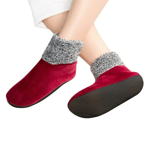 Adult Women Winter Warm Lined Thermal Socks Non Cozy Home Indoor Bed Comfort Soft
