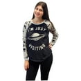 thumbnail image 1 of Adult Women Woobie Microfiber Minky Plush Sweatshirt Pullover Top (Size Medium, Space Just Visit), 1 of 3