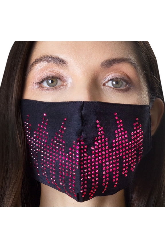 Adult Women's 2PC Stone/Solid Face Mask