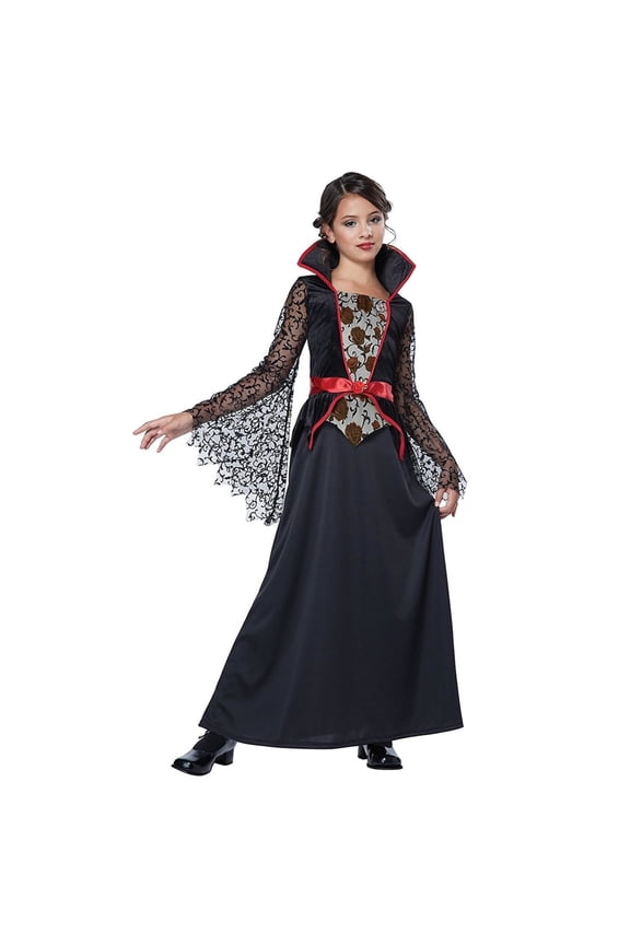 Adult Countess Bloodthorne Girls Vampire Costume Child Size 12 - 14