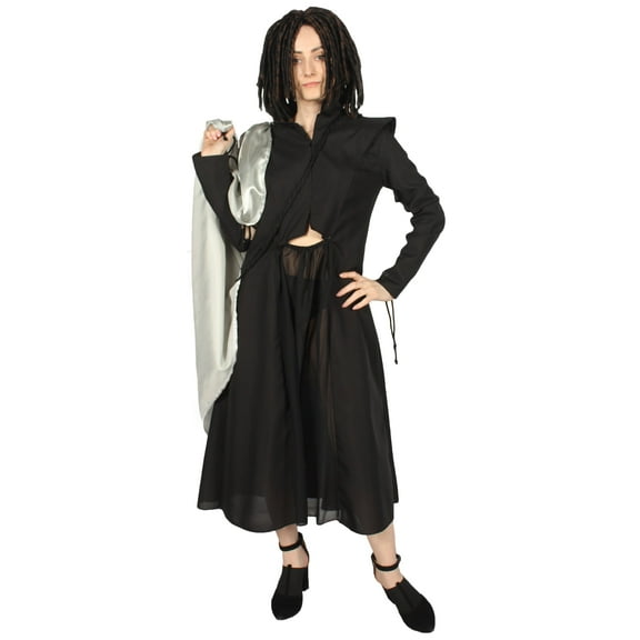 Adult Women's Dragon Queen Costume | Black Cosplay Costume