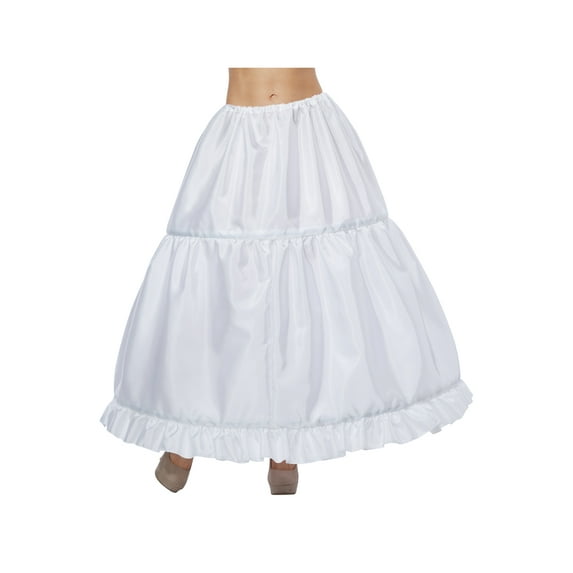 Adult Women's Hoop Skirt White