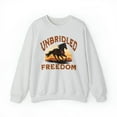 thumbnail image 1 of Adult Women's Horse Running Into Sunset Crewneck Sweatshirt, Quarter Horse, 1 of 7