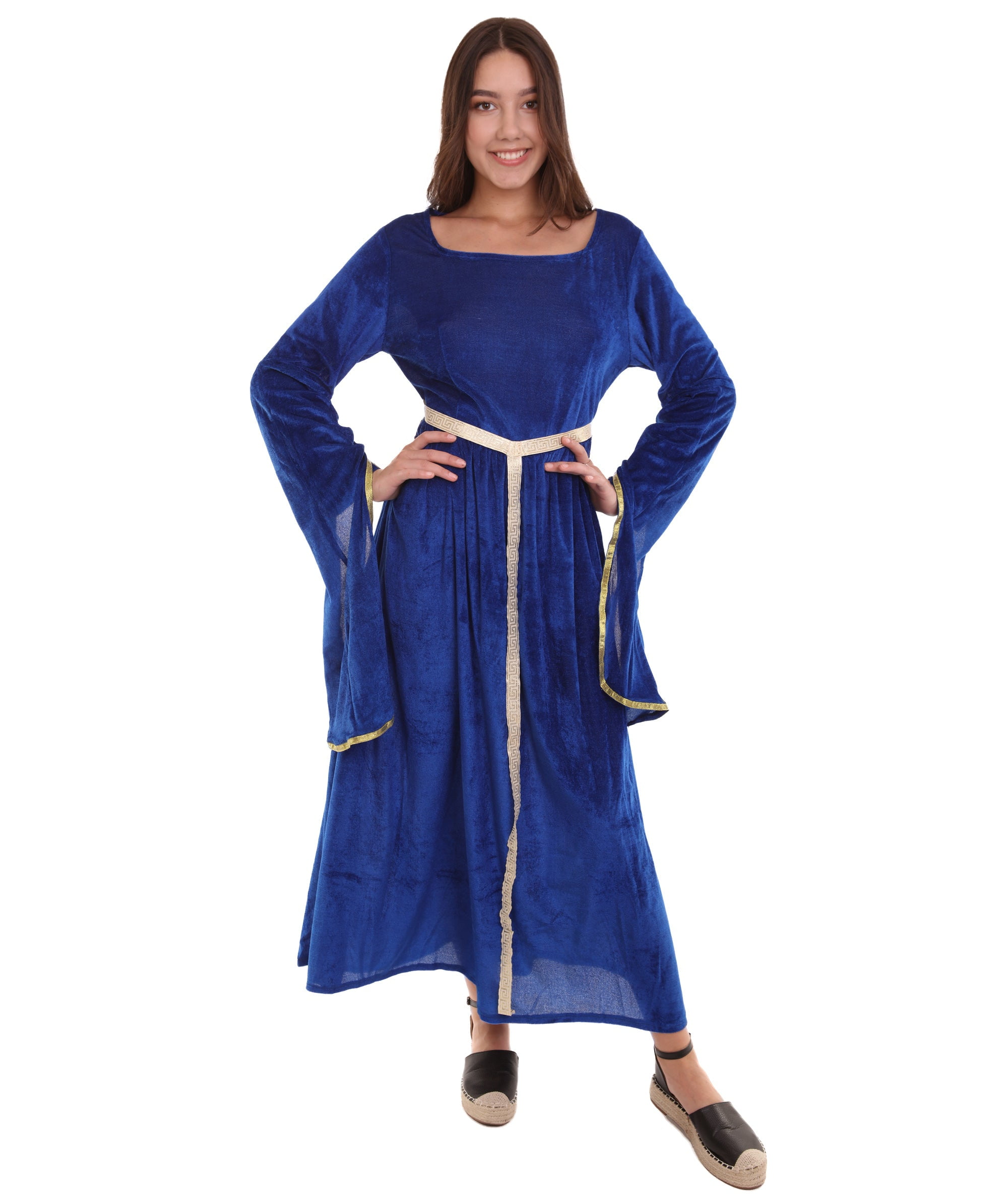 Adult Women's Lady Guinevere Medieval Renaissance Costume | Blue ...