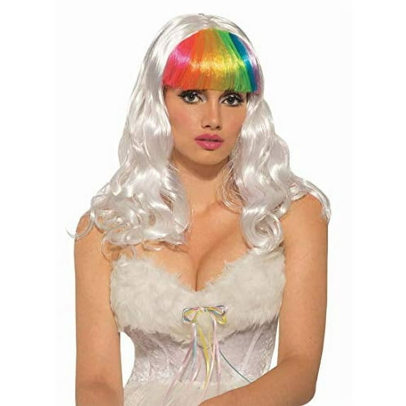 Adult Women's Neon Burgundy Long Wig