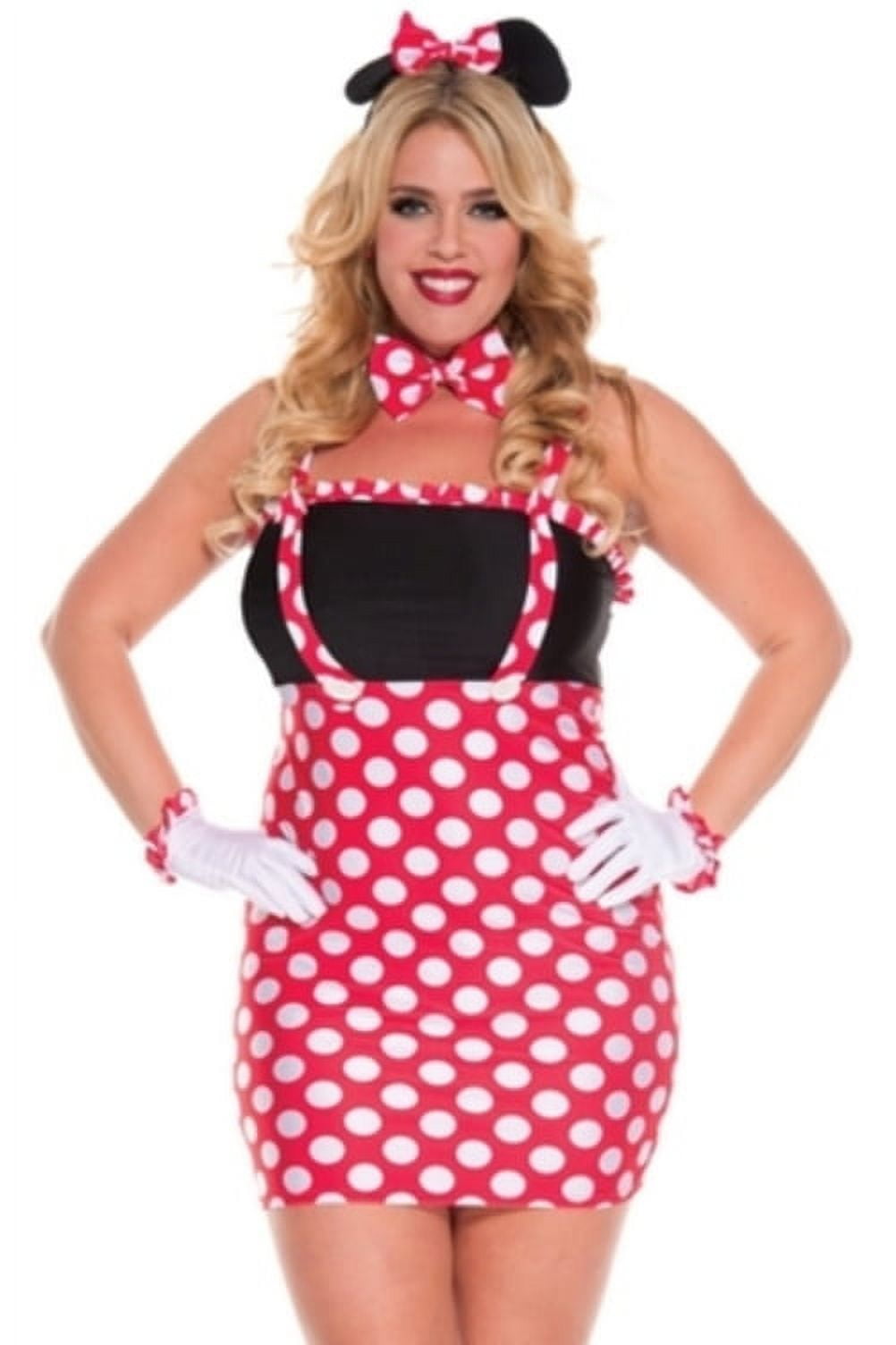 Adult Women's Plus Size Caring Shepherdess  Costume main image 1