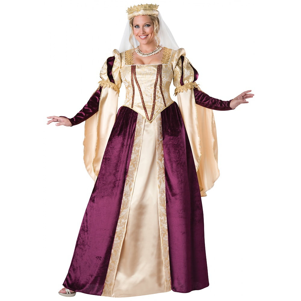 Adult Women's Renaissance Queen Charlotte Costume