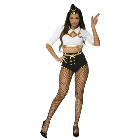 Adult Women's Sky High Airline Attendant  Costume