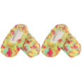 thumbnail image 1 of Adult Women's Soft Warm Cozy Fuzzy Tie Dye Multicolor Slippers Non-Slip Socks, Hyper Fuse, Extra Large 2 Pairs, 1 of 3