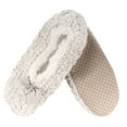 thumbnail image 1 of BambooMN Women's Soft Sequin Fuzzy Slippers with Non-Slip Grips - Grey - Medium - 1 Pair, 1 of 6