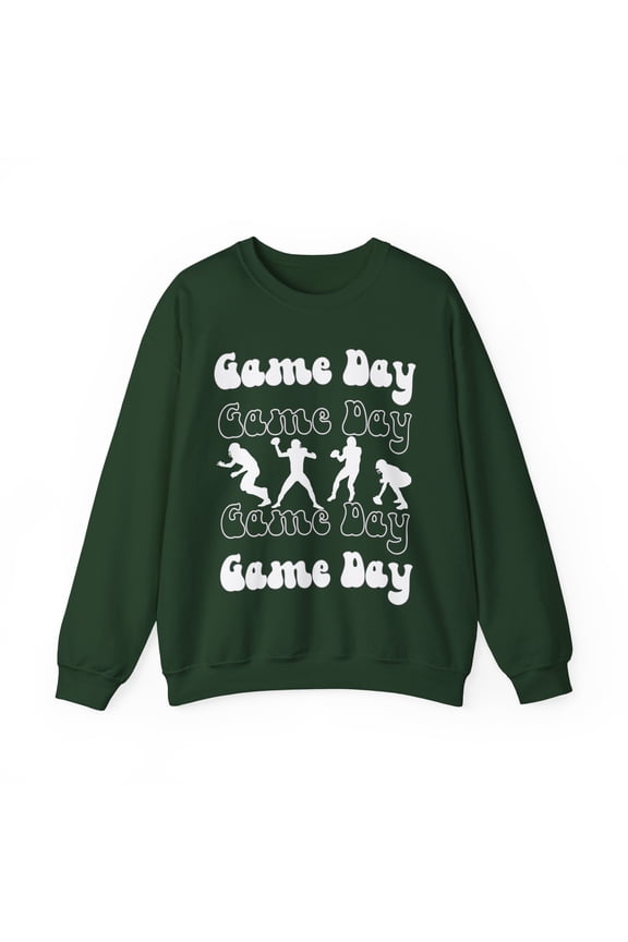 Adult Womens Fooball Game Day Sweatshirt, Football Top, Mom Football Shirt