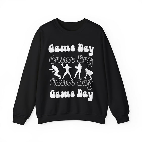 Adult Womens Fooball Game Day Sweatshirt, Football Top, Mom Football Shirt