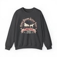 thumbnail image 1 of Adult Womens Horse Drawn Sleigh Rides Crewneck Sweatshirt, Christmas Sleigh, 1 of 7
