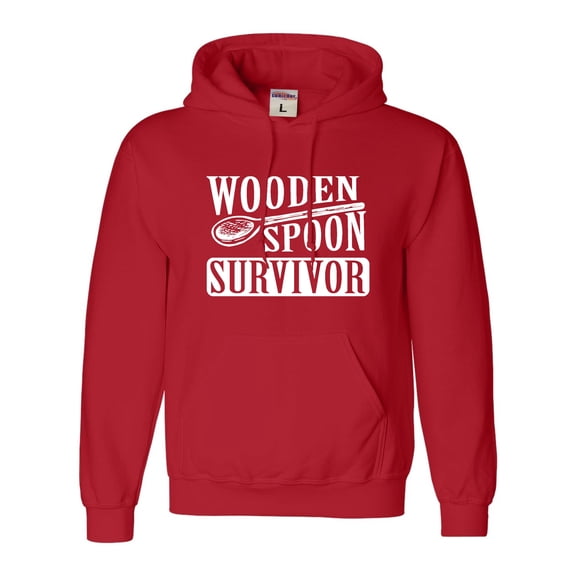 Adult Wooden Spoon Survivor Funny Sweatshirt Hoodie