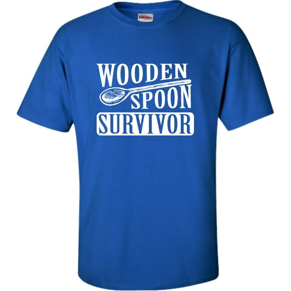 Adult Wooden Spoon Survivor Funny T-Shirt