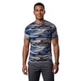 thumbnail image 1 of COUVER Men's Woodland Camouflage Short Sleeve T-Shirt, Blue Woodland, Small, 1 of 6