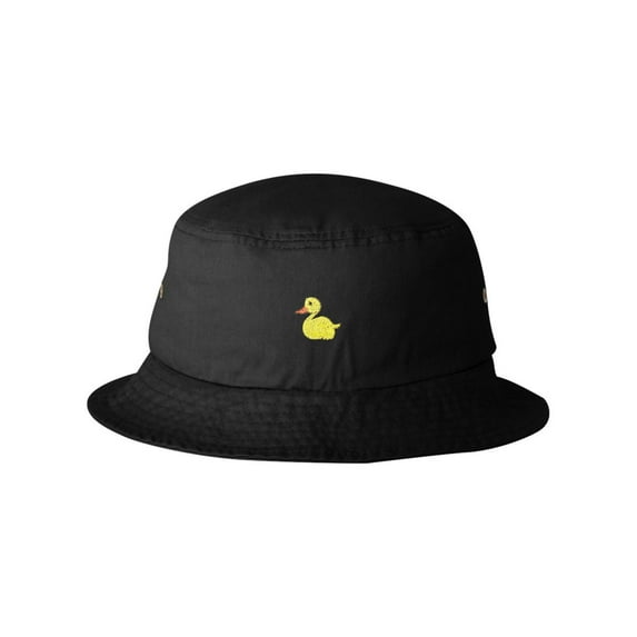 Adult Yellow Duck Embroidered Bucket Cap Dad Hat