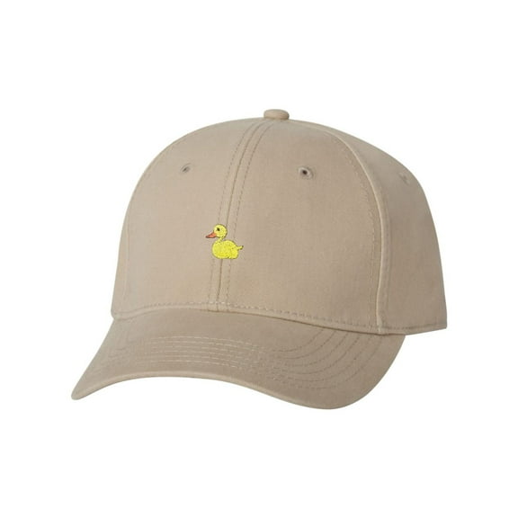 Adult Yellow Duck Embroidered Dad Hat Structured Cap