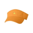 thumbnail image 1 of Adult Yellow Duck Embroidered Visor Dad Hat, 1 of 1