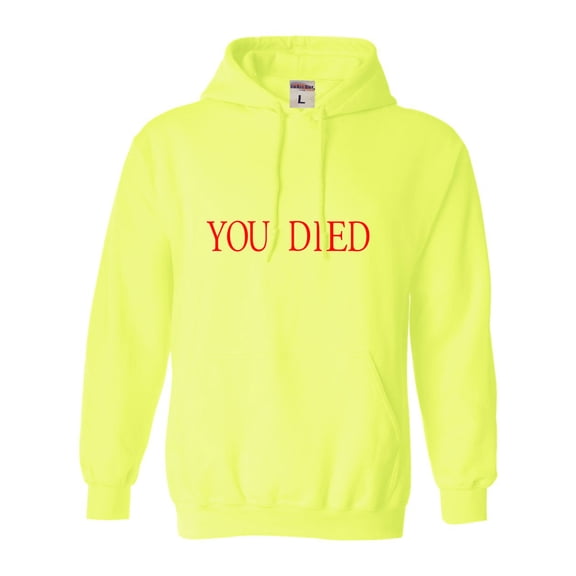 Adult You Died Funny Gamers Sweatshirt Hoodie