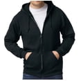 thumbnail image 1 of Adult ZIP HOODIE BLACK LG, 1 of 1