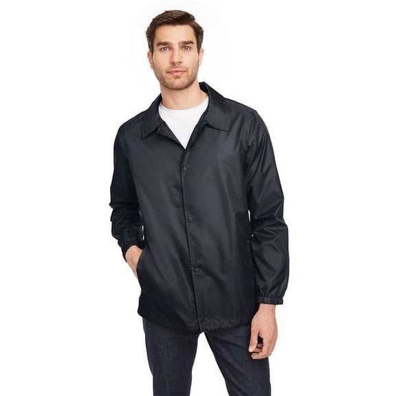 Adult Zone Protect Coaches Jacket - BLACK - 4XL