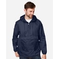 thumbnail image 1 of Team 365 TT77 Unisex Zone Protect Packable Anorak Jacket-Sport Dark Navy-XL, 1 of 3